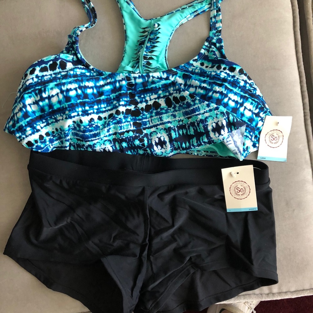 Two piece bathing suit
